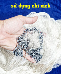 chài bắt cá nhỏ, chì xích