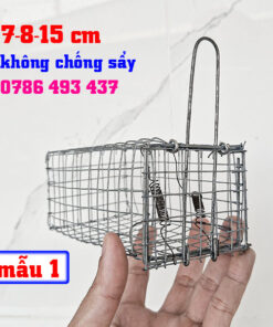 lồng bẫy chuột đường mòn mẫu 1