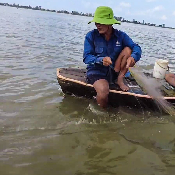 cách bắt cá chạch đồng bằng lưới cá chạch