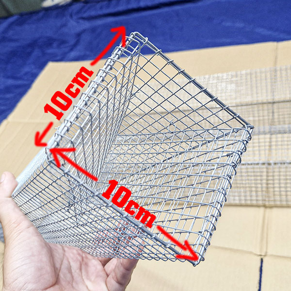 lồng bẫy bắt rắn 2 cửa vào